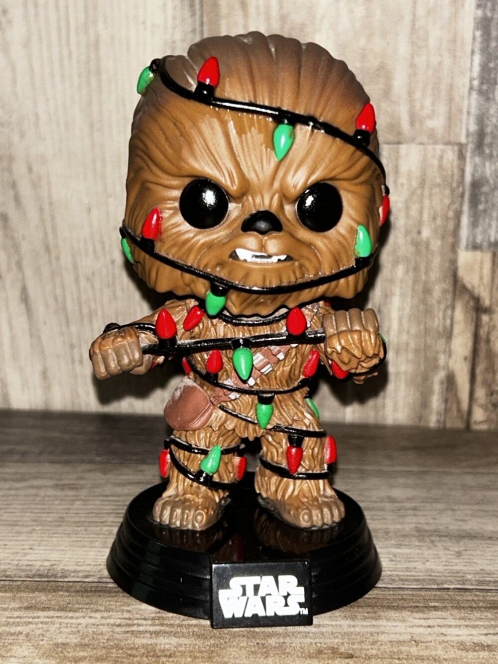 Funko Pop! Star Wars Holiday Chewbacca w/ Christmas Lights #278 No Box